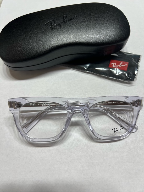 Ray-Ban Other - Ray-Ban 7226 Phil Clear Crystal Frame Eyeglasses with Black Case